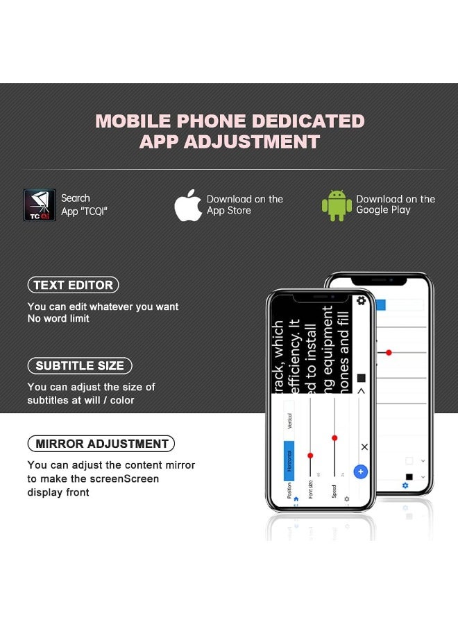 LENSGO TC7S Portable Teleprompter for Smartphones - Image 5